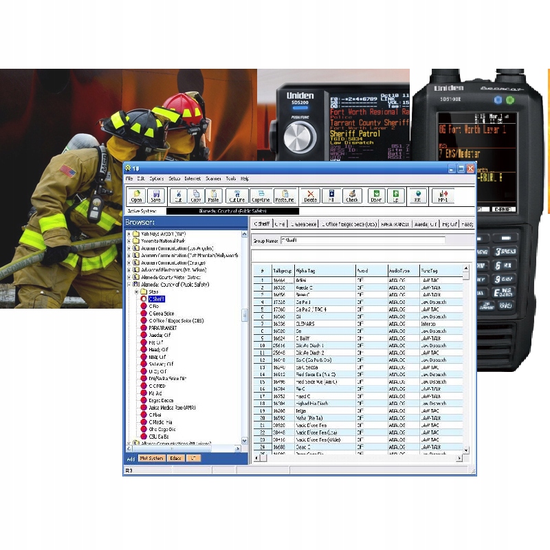 BUTEL ARC-536 BASIC oprogramowanie do skanerów Uniden UBCD 3600 XLT SDS-100