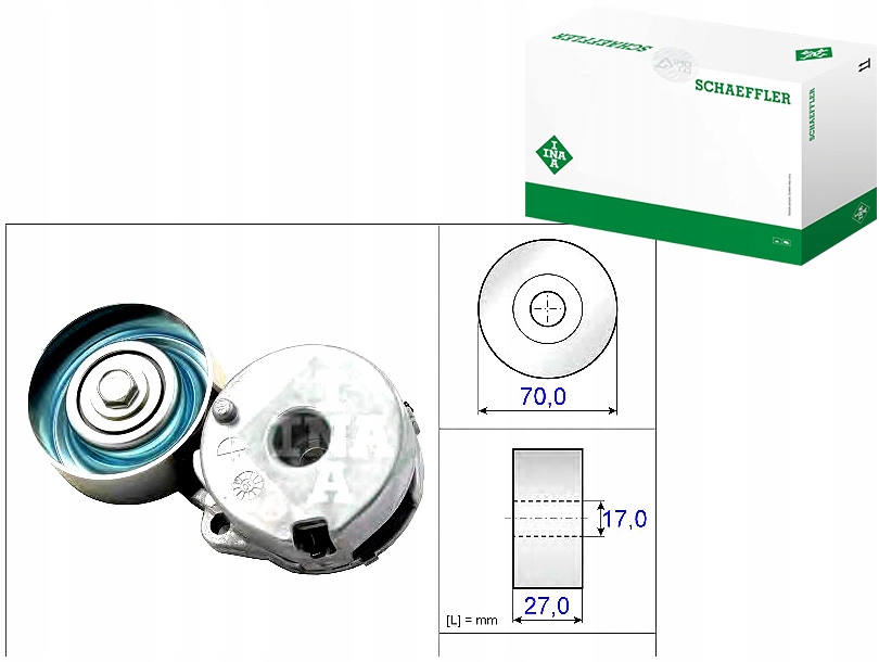 INA534 0442 10 Napínák Drážkového Řemene Renault 2 Asistent řidiče #33