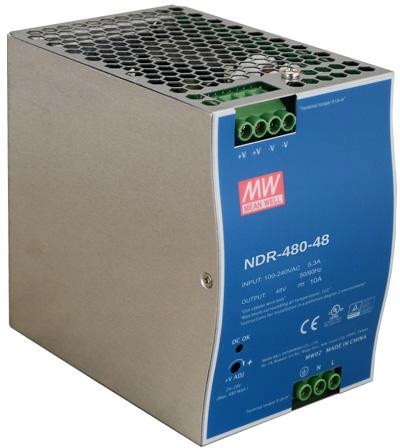 Impulsní Napájecí Zdroj Na Din Lištu Mean Well NDR-480-48 48V/480W/10A