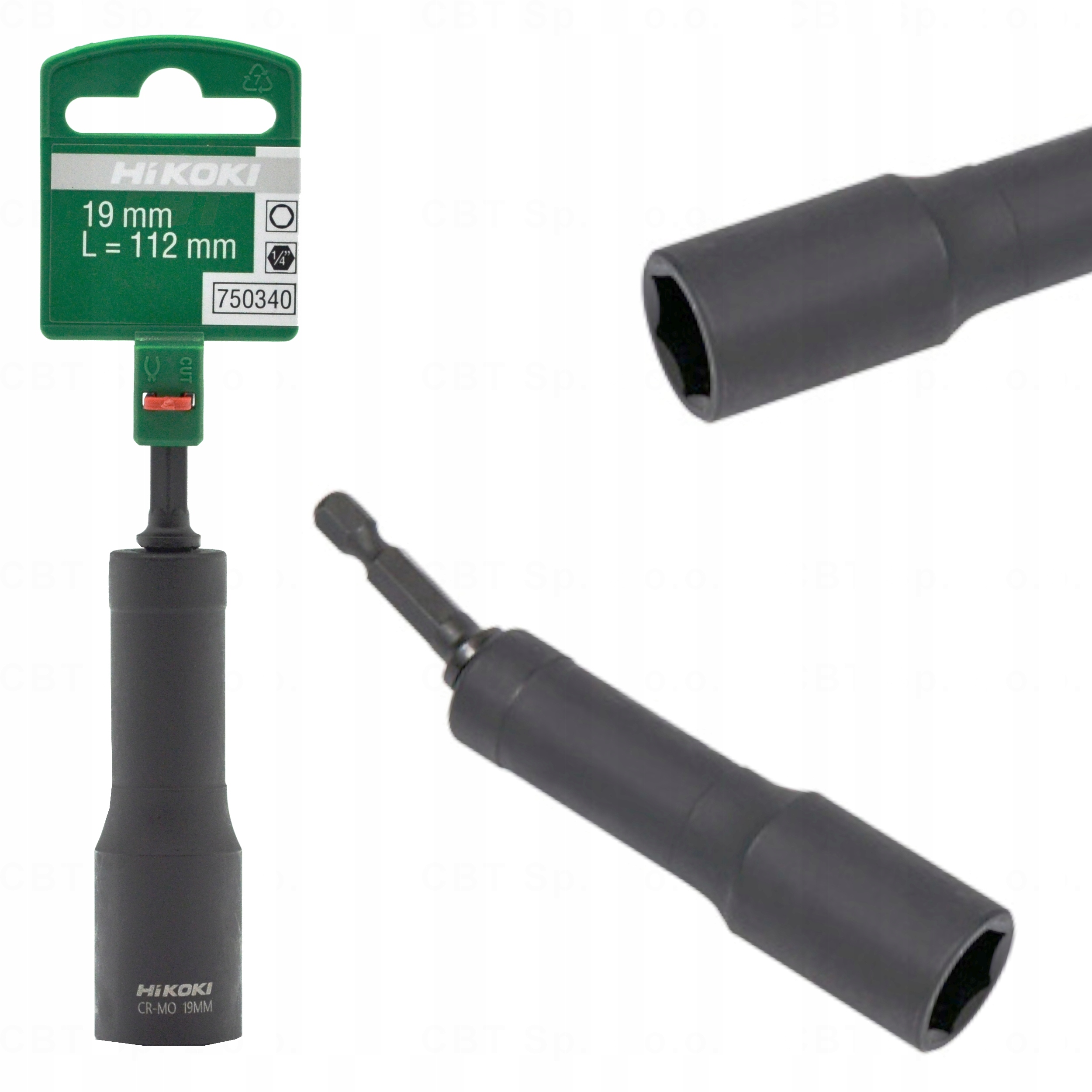 Przegubowa Nasadka Kątowa Udarowa Adapter Kątowy 19 MM Długość 112 MM