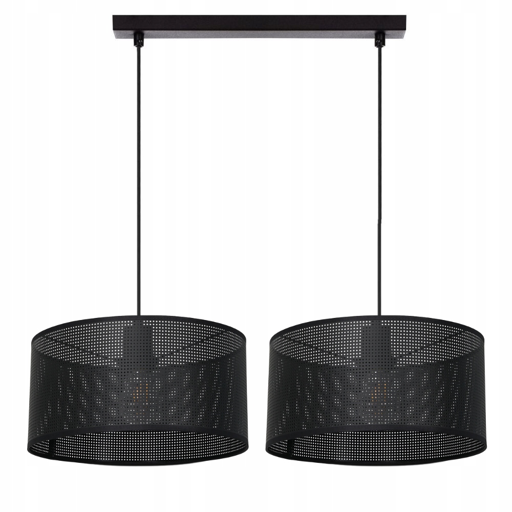 Závěsná Lampa S Lištou A Prolamovanými Otvory 30 CM