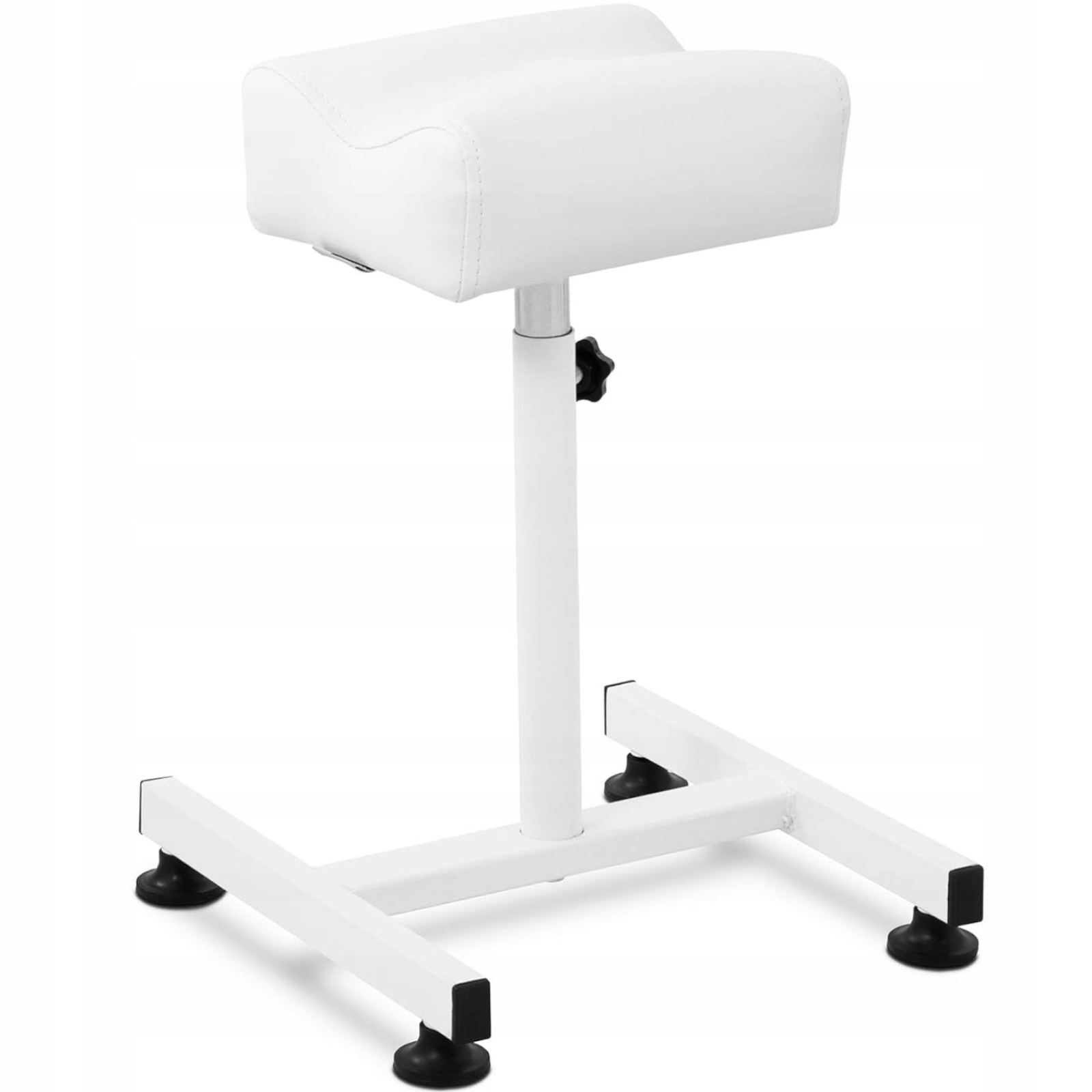 Kosmetická podnožka pro pedikúru s nastavitelnou výškou do 67 cm až 80 kg bílá