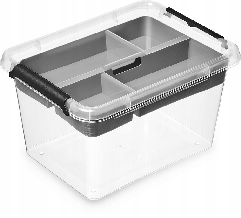 POJEMNIK PUDEŁKO NA KLOCKI LEGO 2,5 L + ORGANIZER WKŁAD