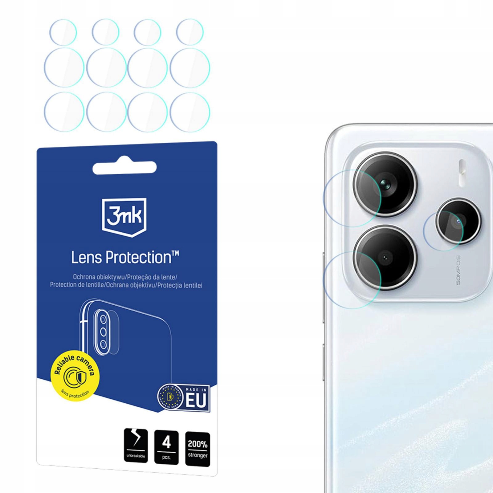 Redmi Note 14 5G Global 3MK Lens Protection