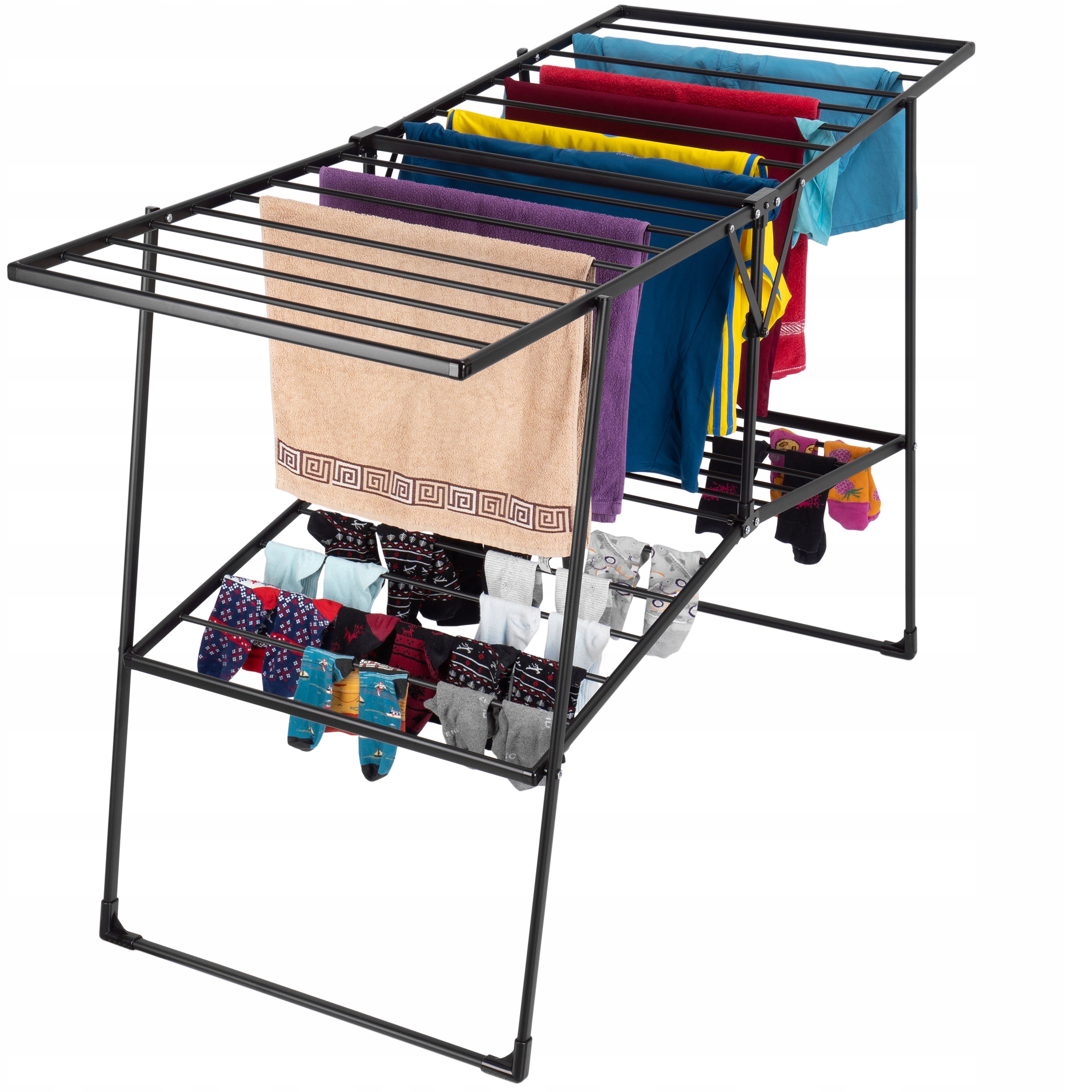 Sušák Na Prádlo Stojící Dvouúrovňová, Skládací, Prémiová
