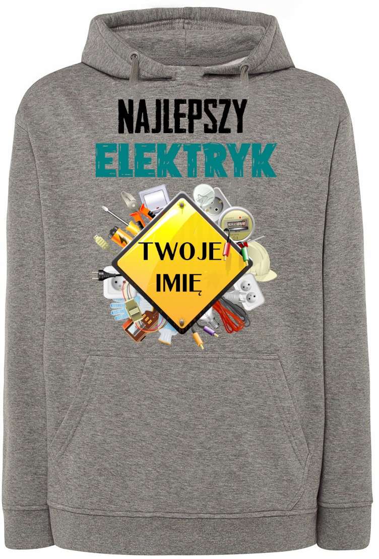 Mikina Nejlepší elektrikář Vaše jméno vel. 3XL