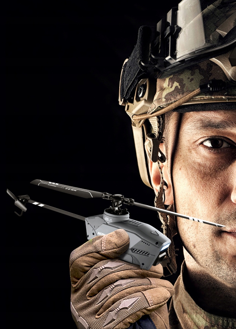 8K bez lotki zdalnie sterowany helikopter mini dron z lotu ptaka Black Bee Materiał plastik