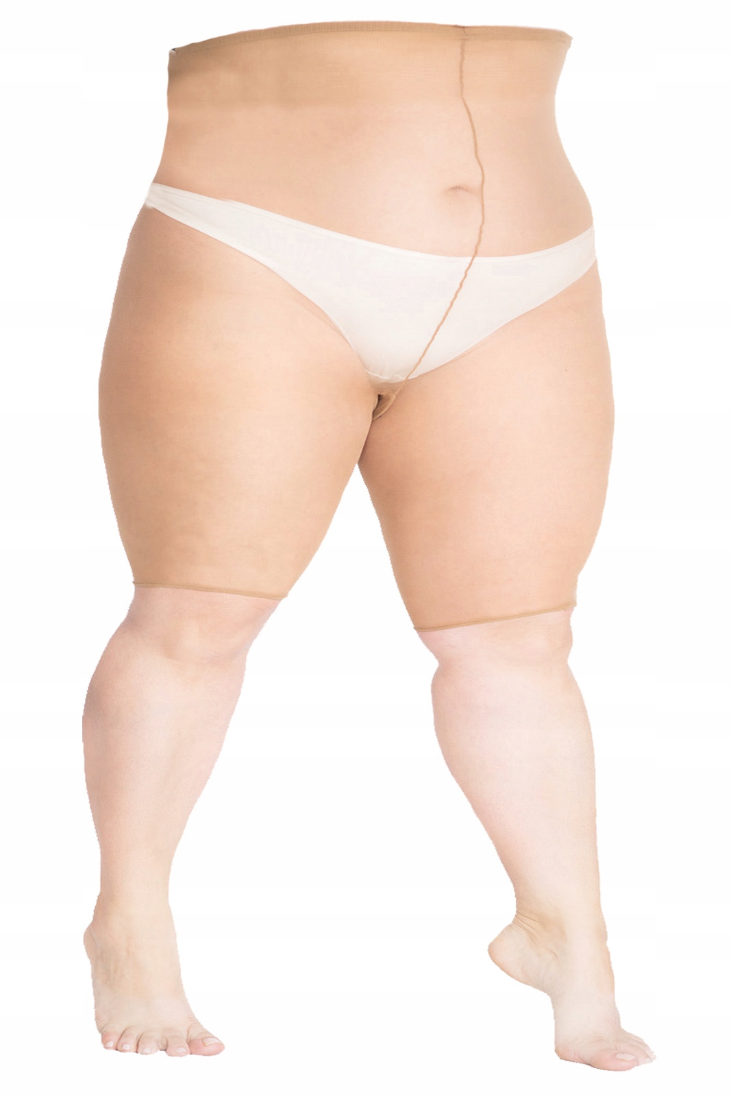 

2 XXXL Majtki przeciw otarciom ud, beż, biodra 200