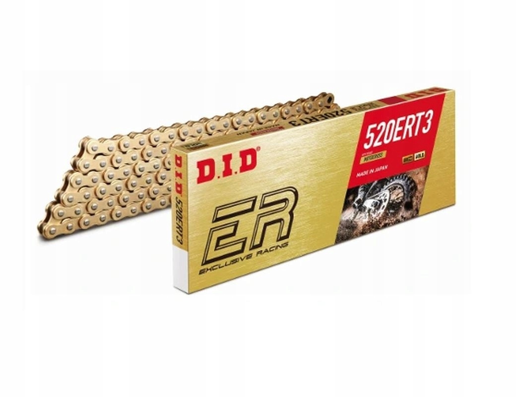 DID Hnacia Reťaz 520ERT3GG-94 (94 Článkov) Bez O-krúžkov Zlatá Zlatá (ot