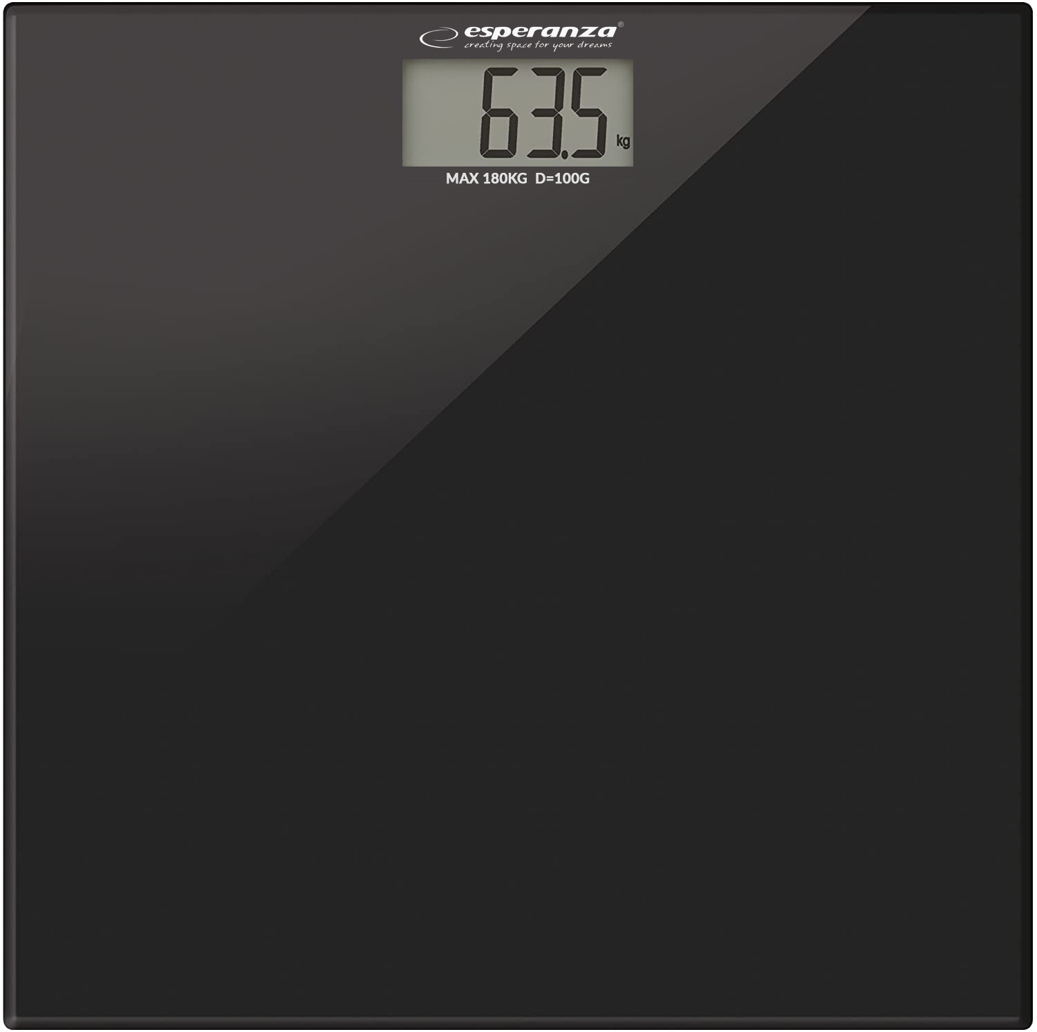 

Elektroniczna Waga Łazienkowa Szklana 6 MM LCD 180