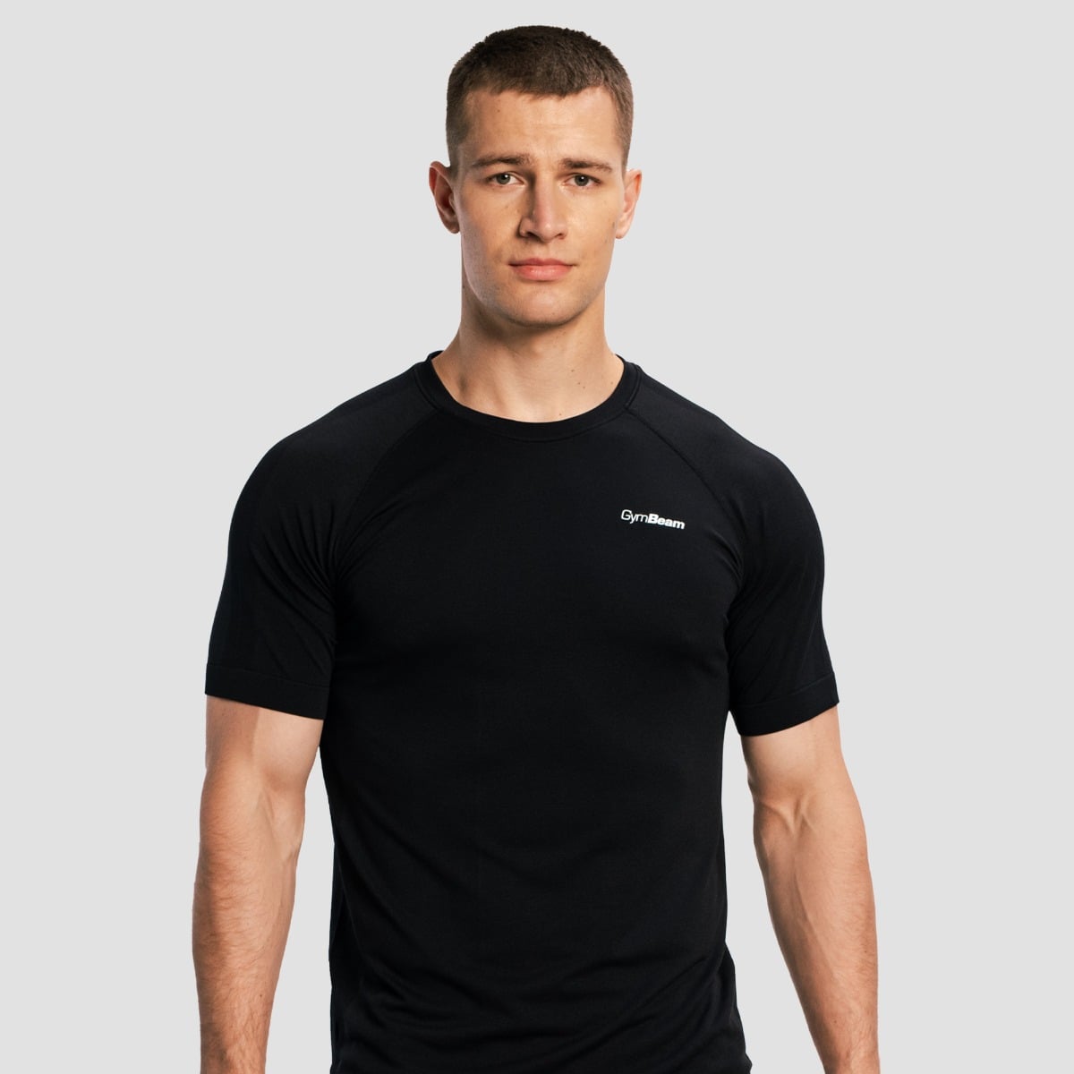 GymBeam Męska koszulka do biegania Pulse X Black XL