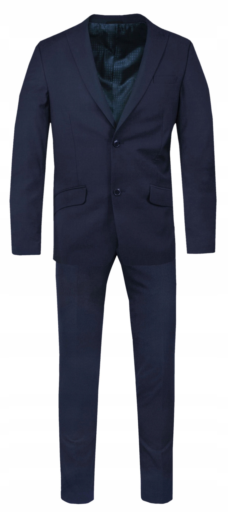 Granatowy Garnitur SUPER SLIM - UN SARTO 176/92/78