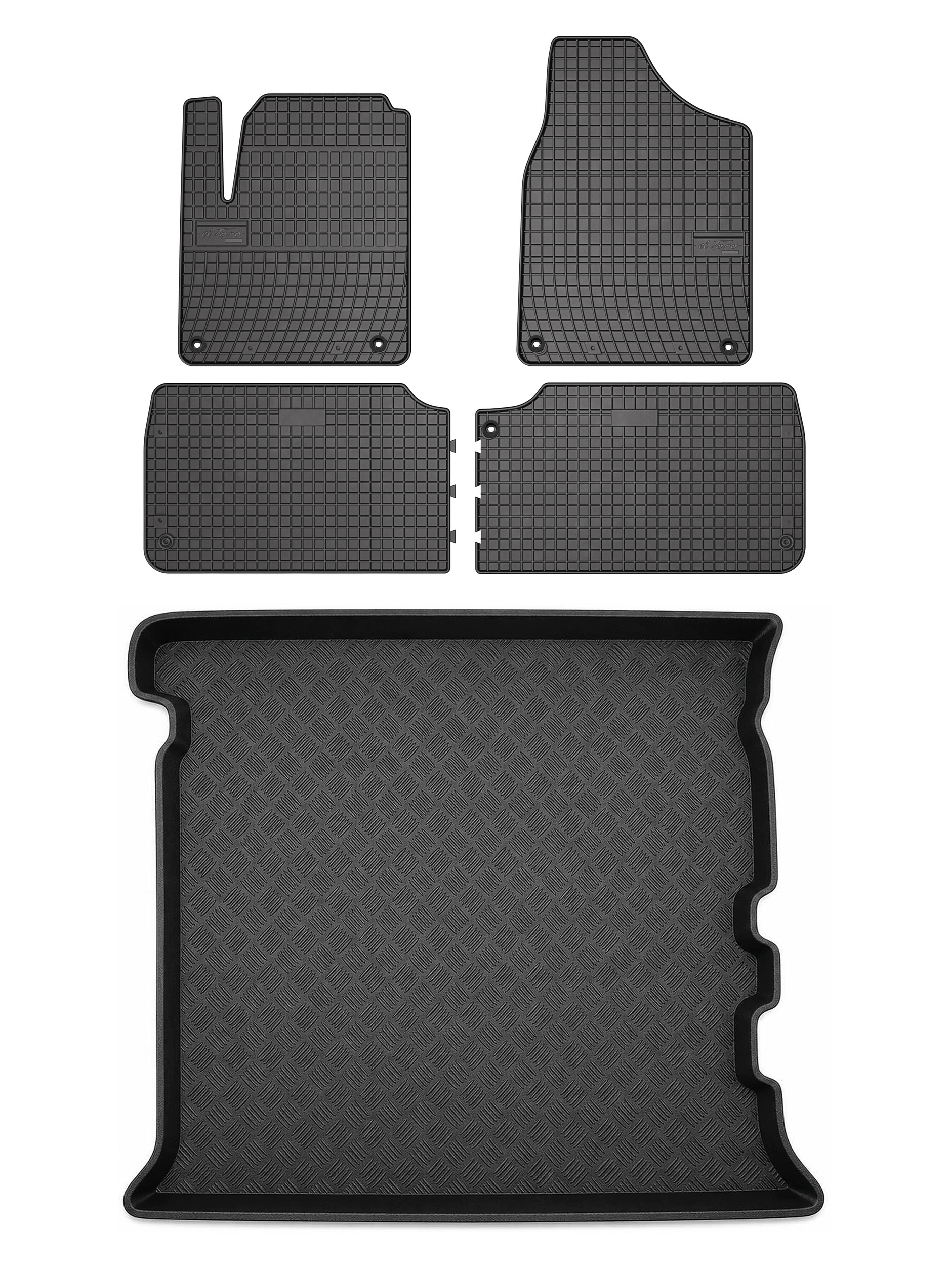 Gumové rohože SolidPRO rohož batožinového priestoru pre: Seat Alhambra I 1996-2010