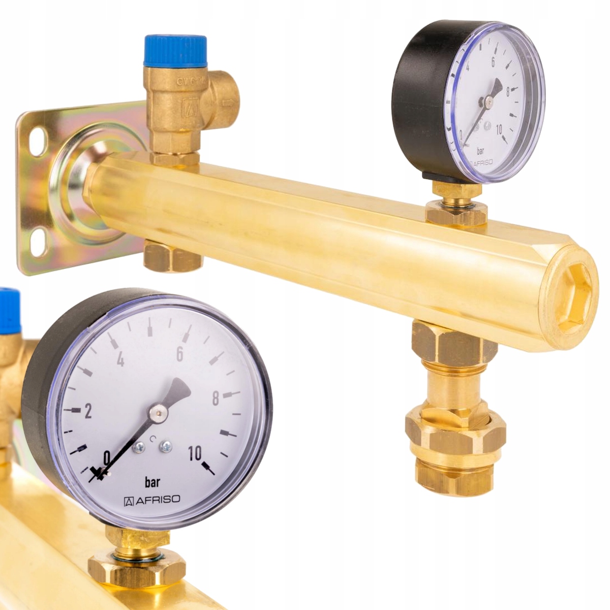 Bezpečnostná Skupina Afriso Bss 3/4" Zaw Bezp 6 Bar Prípojka Rýchlospojka