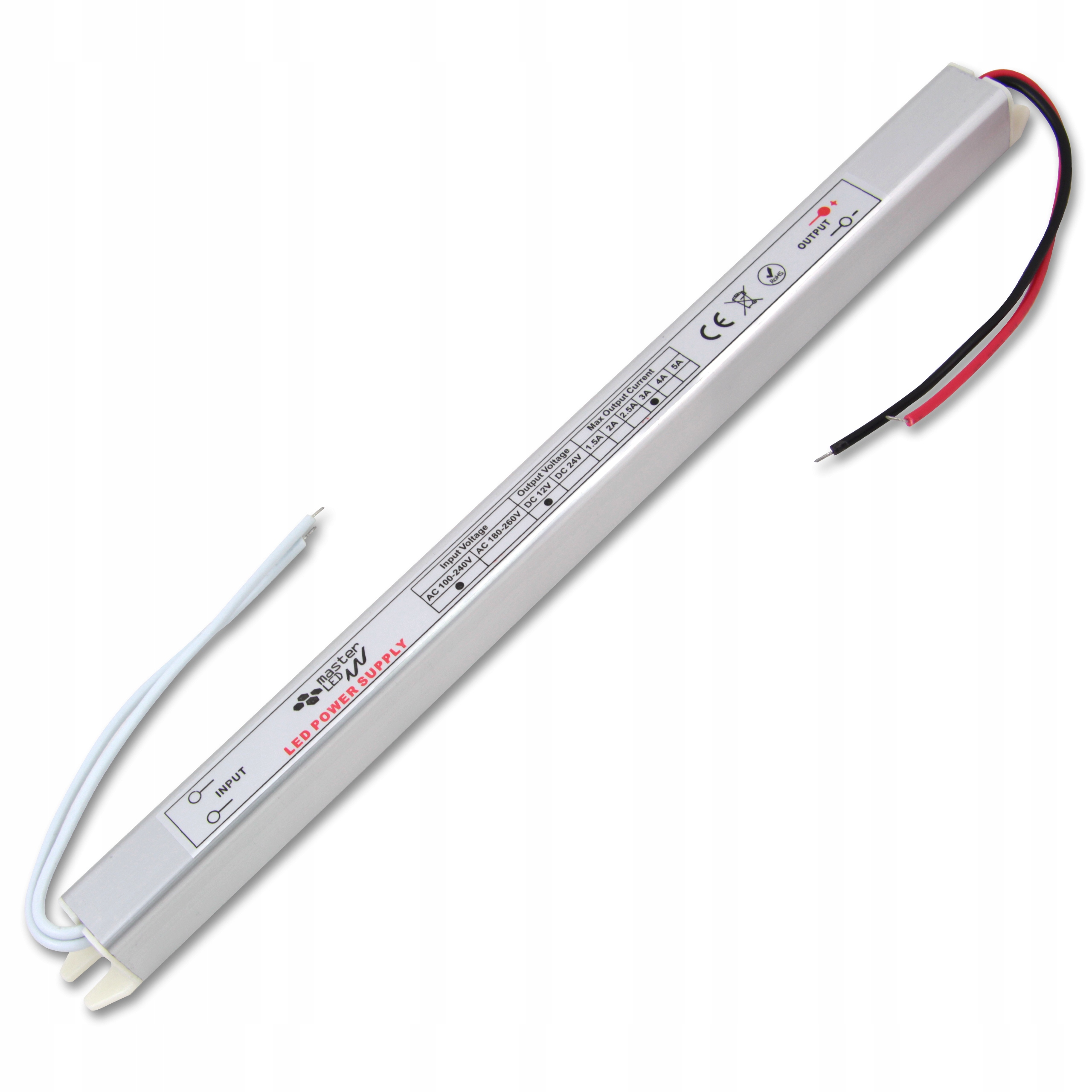 

Zasilacz 12V 36W 3A Ultra Slim do taśm Led IP20