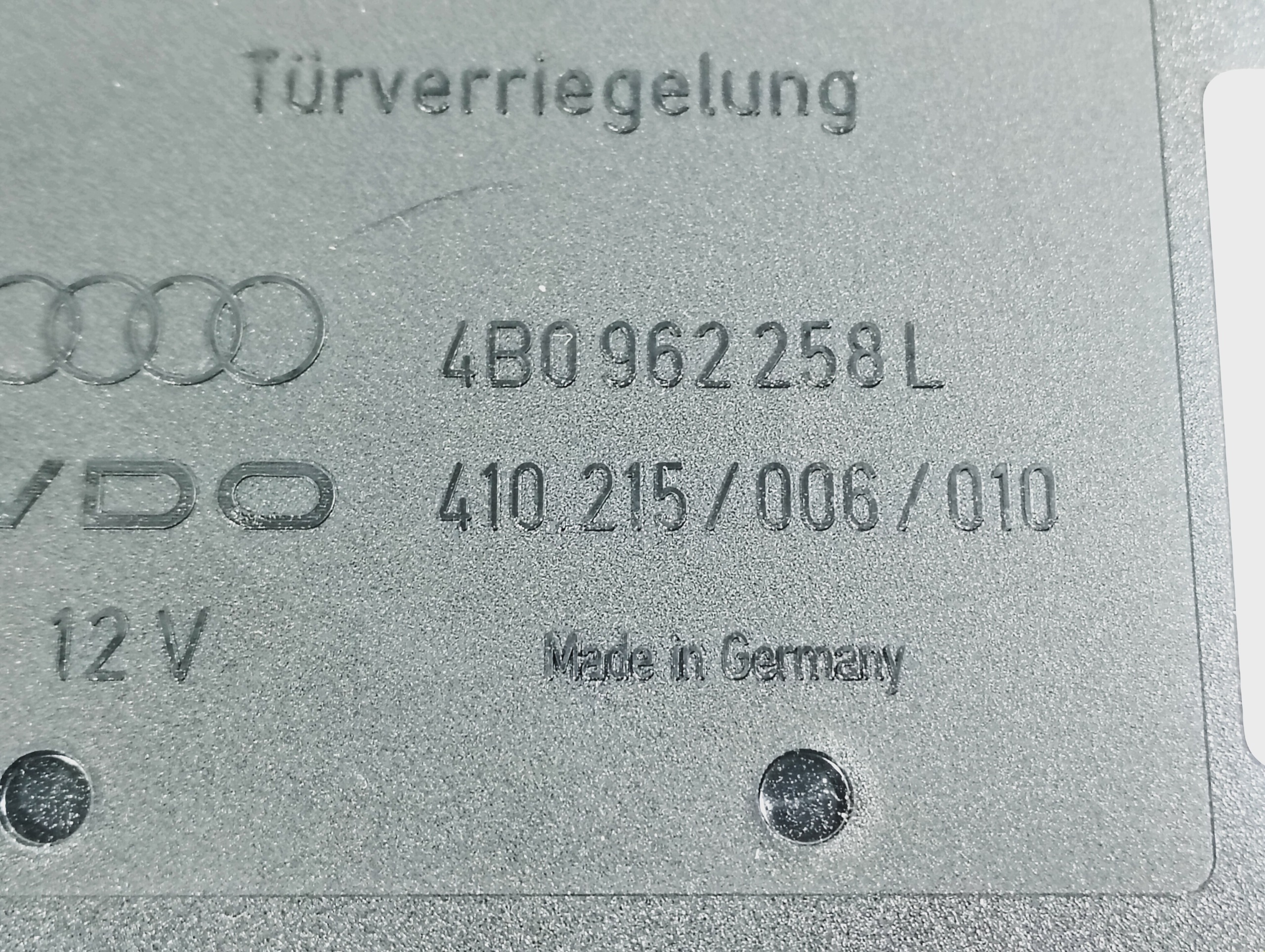 comfort control unit OE 4B0962258L Audi A6 C5 97-05