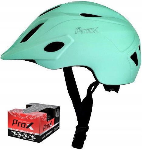 Kask Dziecięcy Prox Flash Led Lampka In-mould S 48-52 cm Miętowy