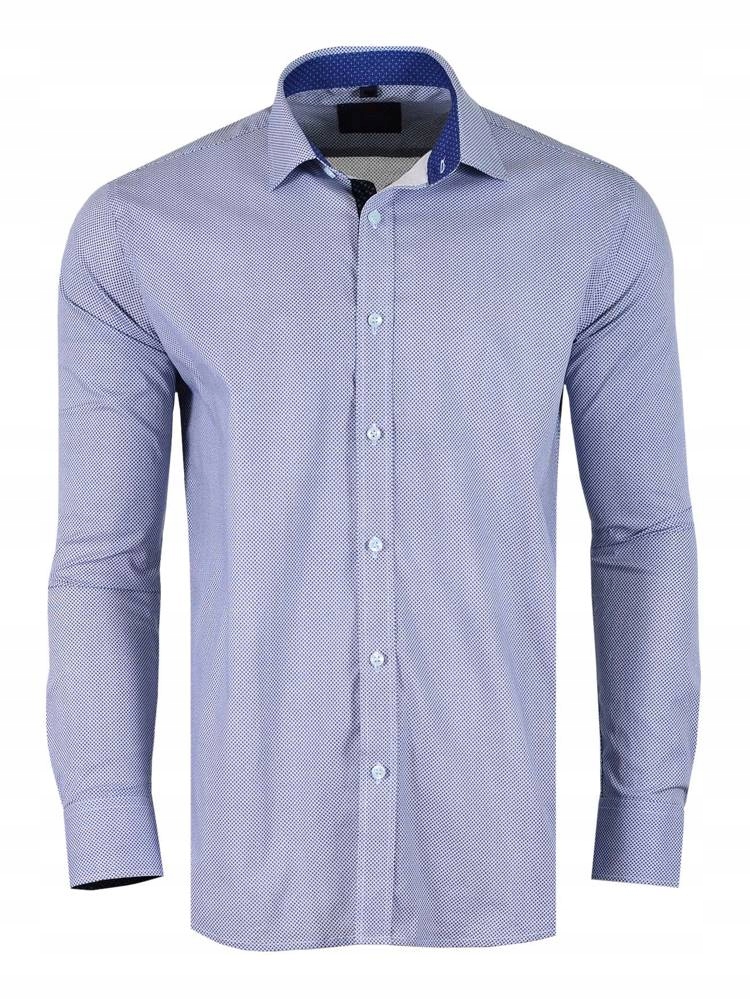 

47/48 Koszula Wzory Grafitowa Długi Duża