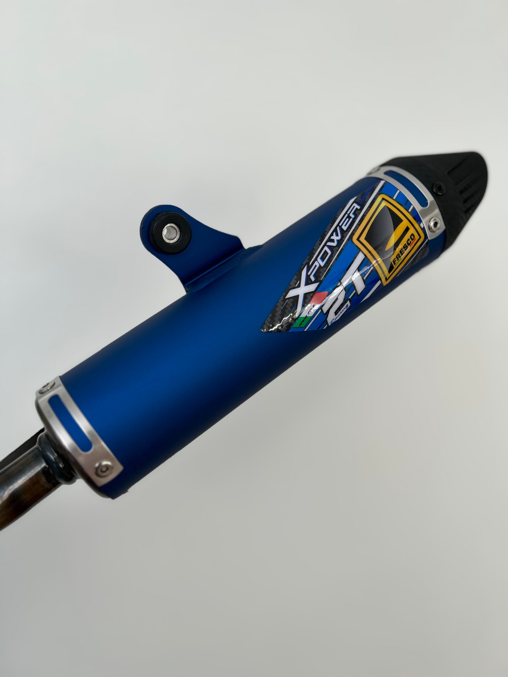 Fantic XX 125 22-24 tlmič výfuku Xpower Fresco Blue Cubamoto