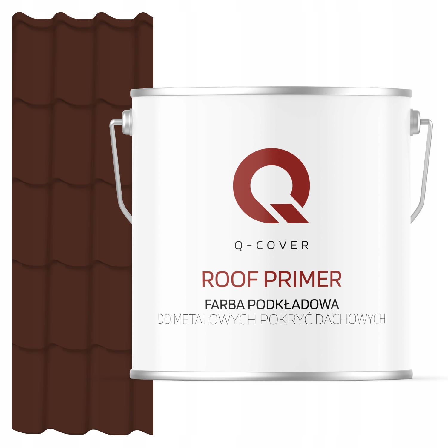 Podkladová Farba Na Kovovú Strechu Hnedá Teplá Ral 8016 5 L Matná