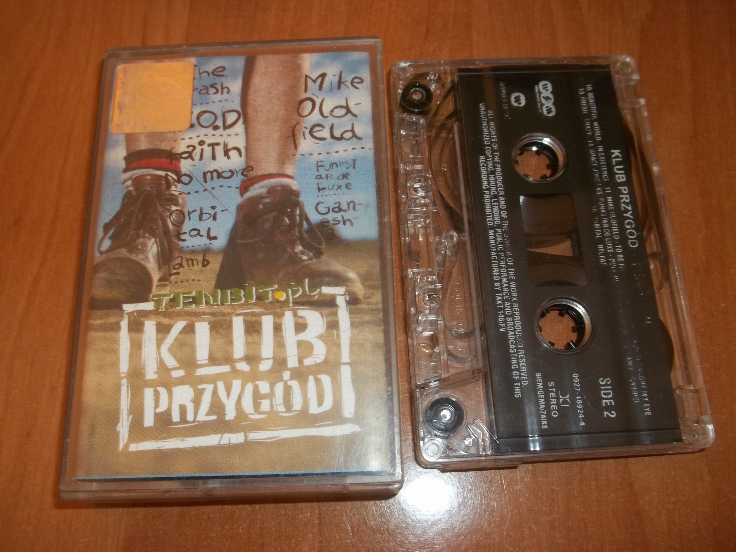 Kaseta X KLUB PRZYGÓD / FAITH NO MORE P.O.D. OLDFIELD