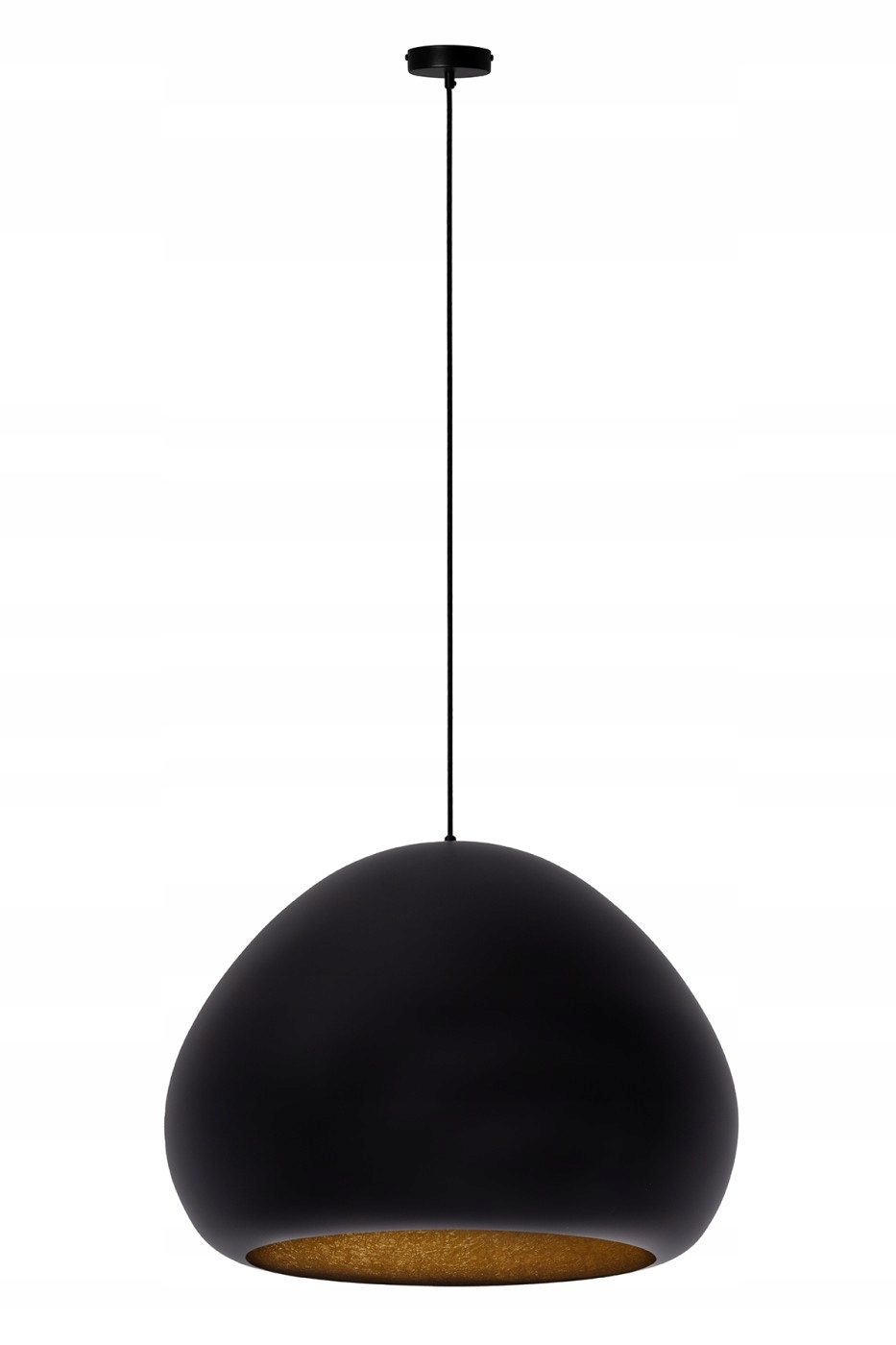 Lampa wisząca Sigma Lava black-gold 41077 E27 czarna złota salon