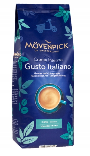 Levně Káva Zrnková 1 kg Směs Movenpick Crema Intensa Gusto Italiano 1000 g