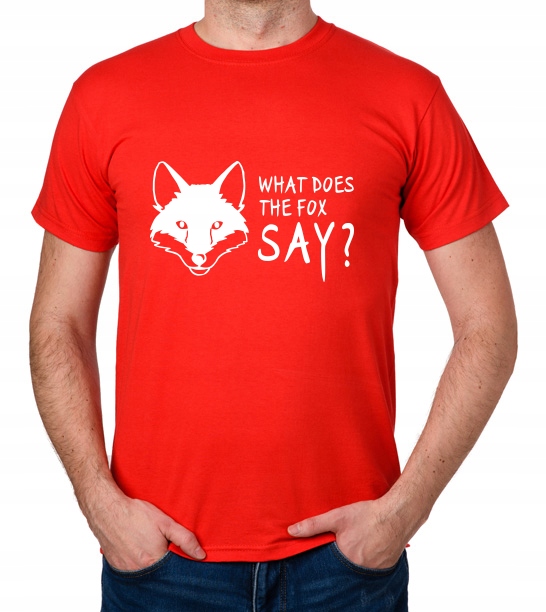 

koszulka What Does The Fox Say prezent