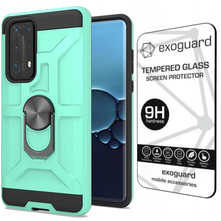 

Exoguard - Case Etui Pancerne+szkło do Huawei P40