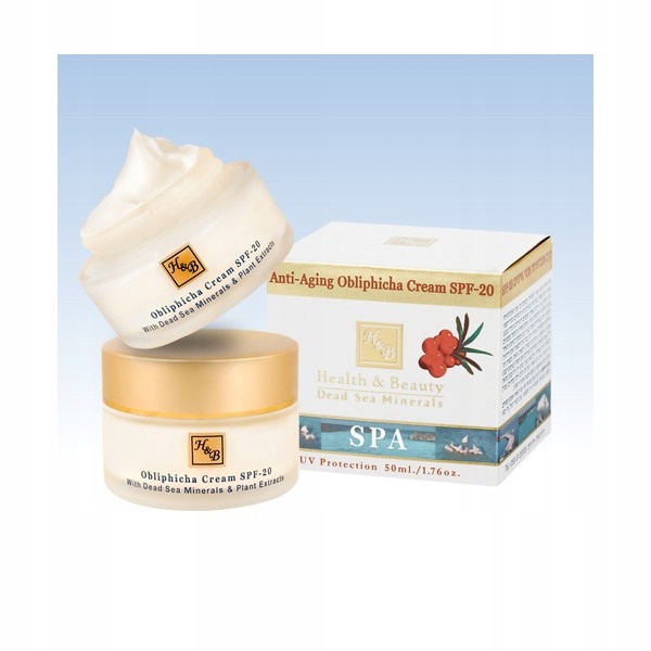 Zpevňující krém na obličej Health&Beauty Dead Sea Minerals 20 Spf na