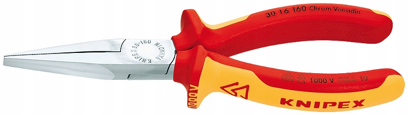 Ploché Prodloužené Izolované Kleště 160 MM Kn 30 16 160