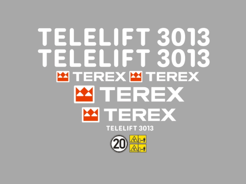 Samolepky samolepka Terex Telelift 3013