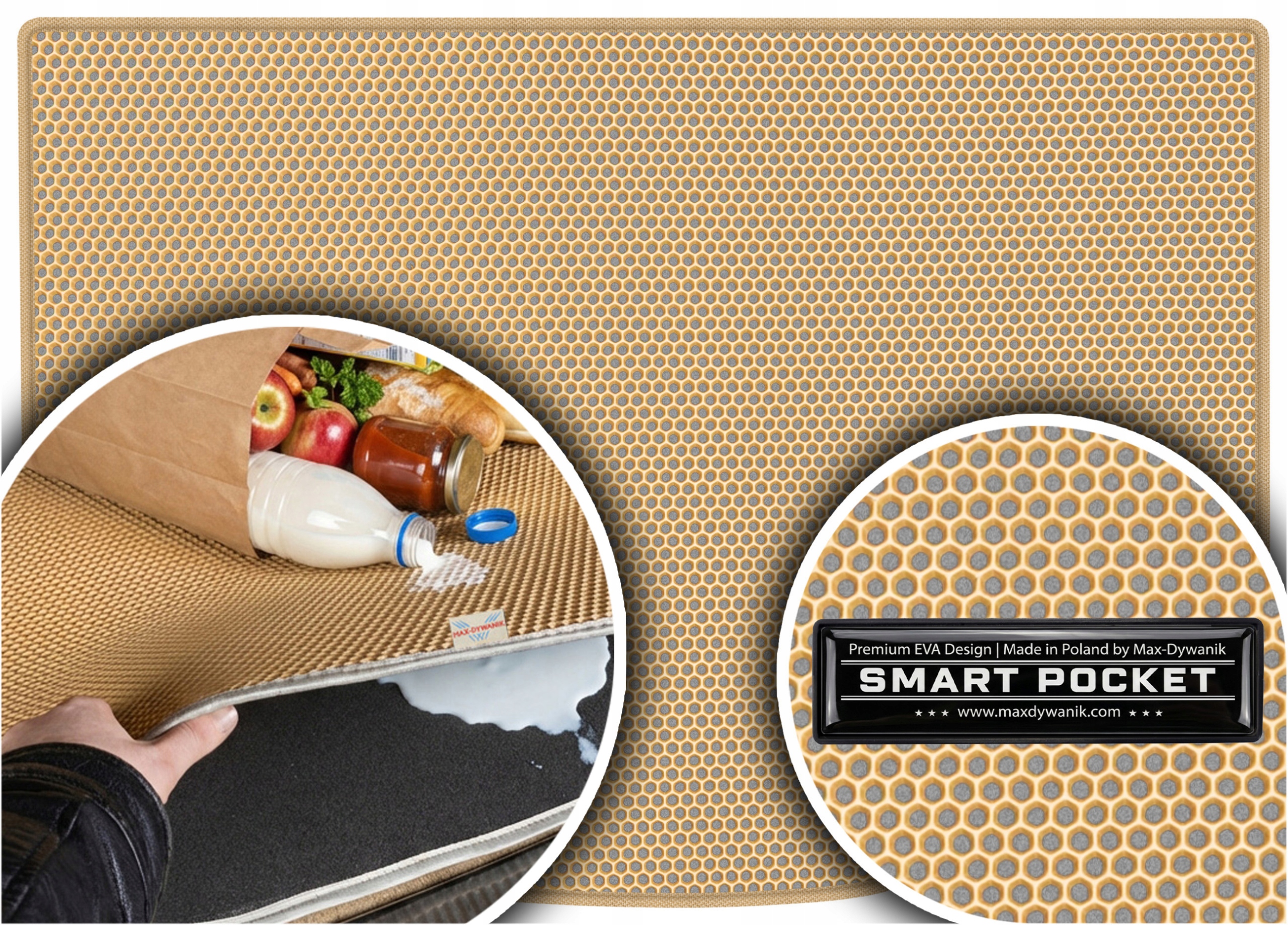 Renault Megane I Coupe 1995-2002 Vložka do batožinového priestoru Eva Smart Pocket Béžová