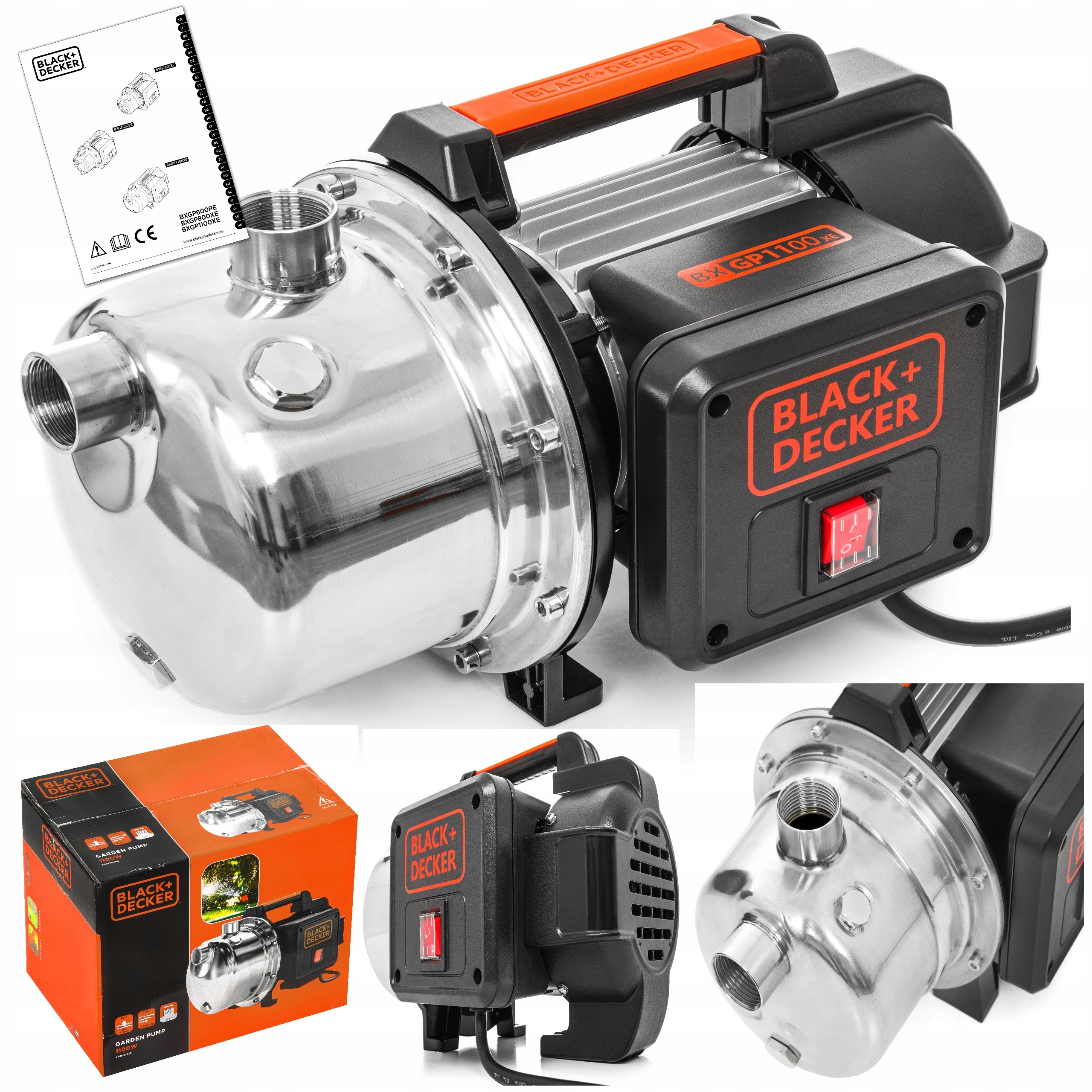 

Pompa Ogrodowa Do Wody Czystej Black Decker 1100W