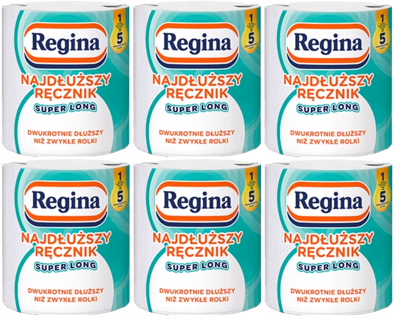 

Regina Clean Ręcznik Uniwersalny 6 X zestaw