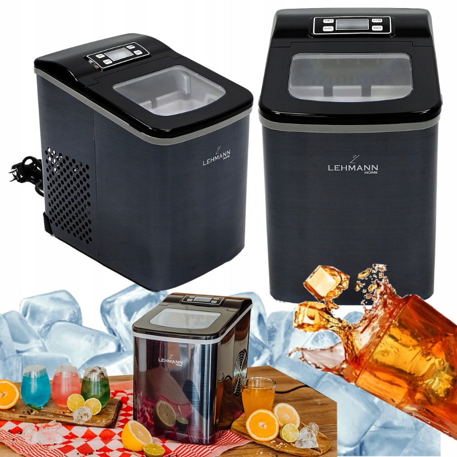 KOSTKARKA DO LODU ELEKTRYCZNA 120W EKSPRESOWY LÓD MASZYNKA DO KOSTEK 12KG