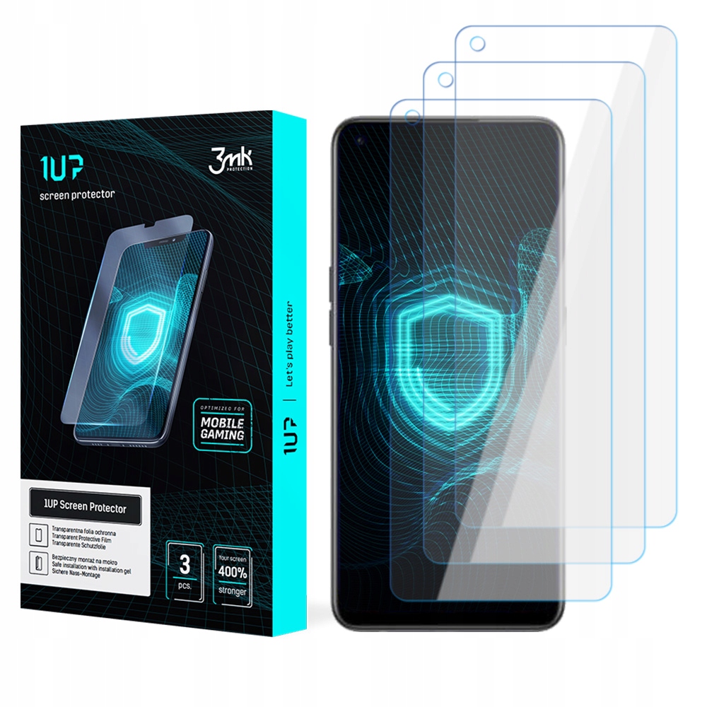 3x Fólie 3mk 1UP pro OnePlus Nord Ce 2 5G