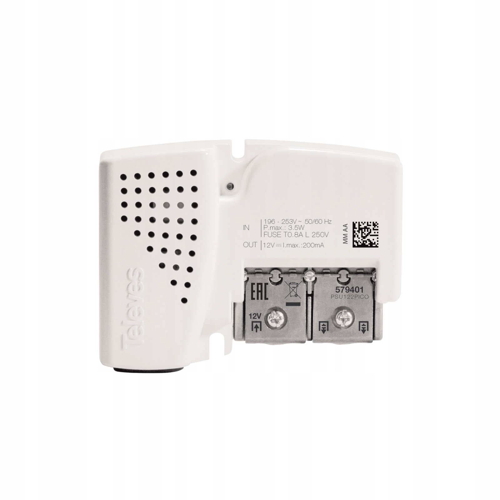 Originální napájecí zdroj od společnosti Televes 800 mA 24 Vdc 130 mA Psu 242 Picokom 5795