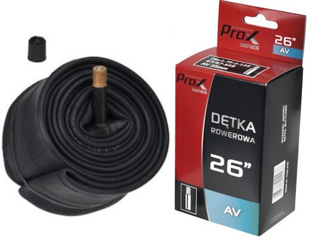 DĘTKA ROWEROWA PROX 26" AV AUTO WENTYL SAMOCHODOWY