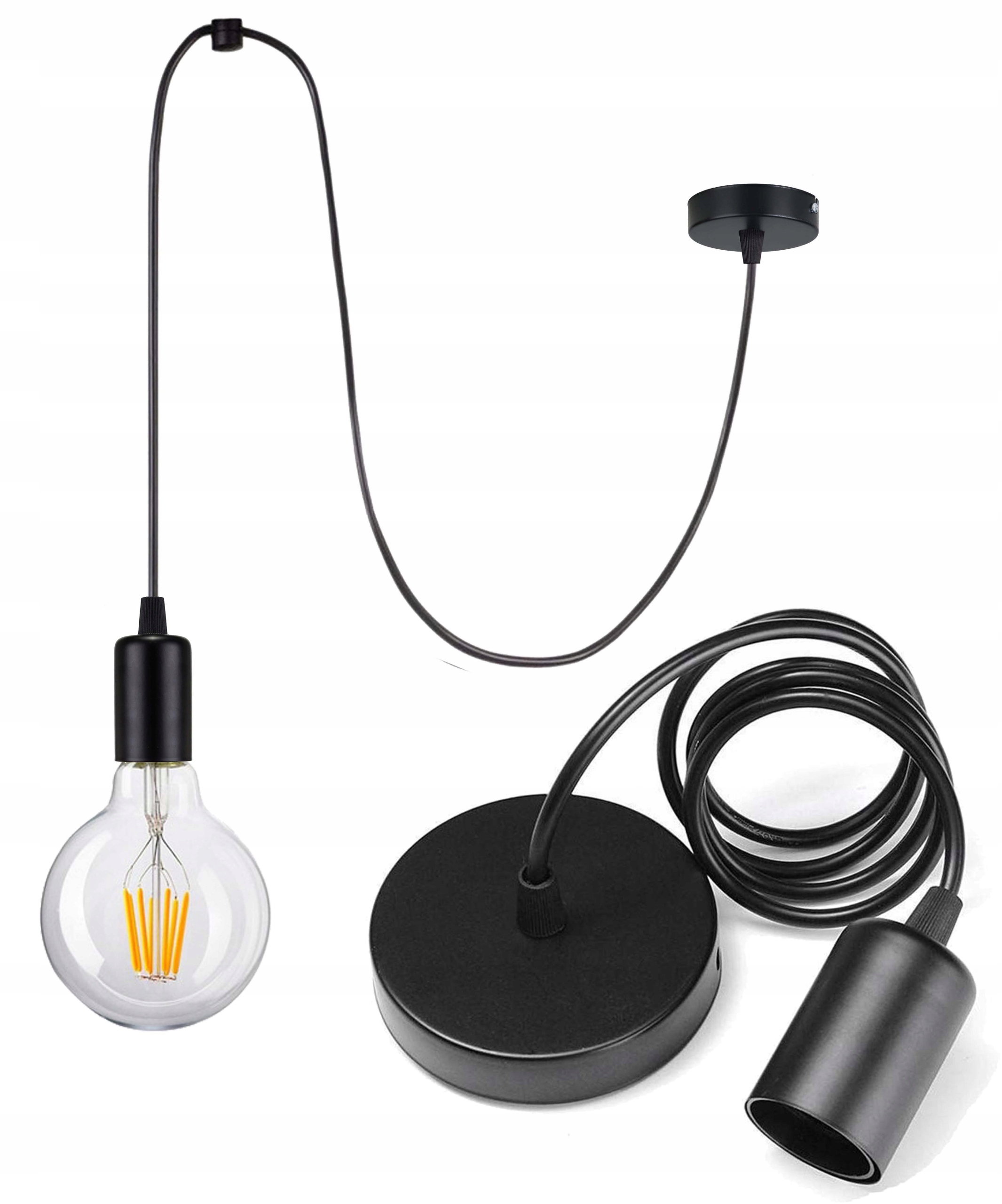 

Lampa sufitowa wisząca Zwis Edison Loft E27 Pająk