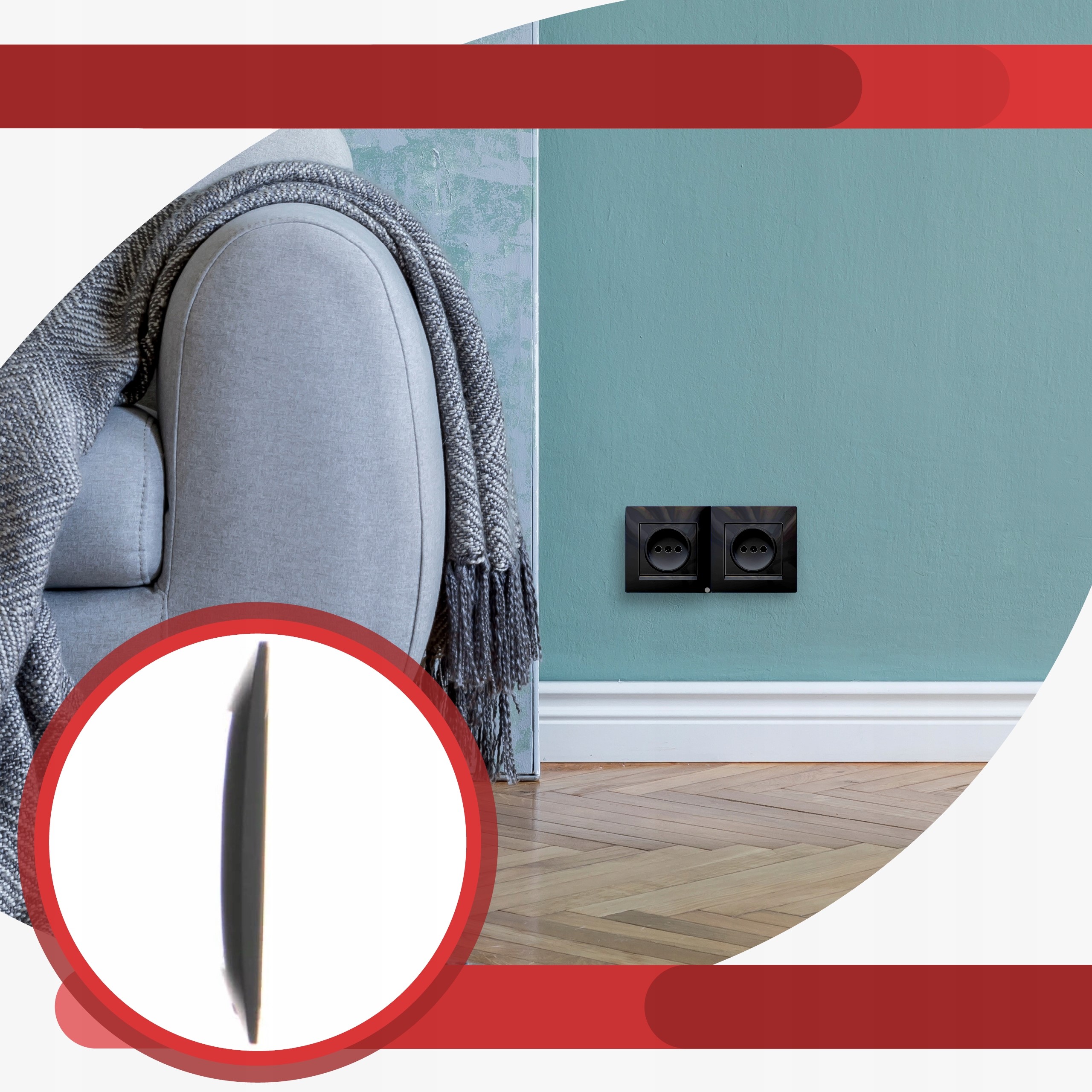 Ramka podwójna Czarny mat - Simon 54 Premium Kod producenta DR2/49