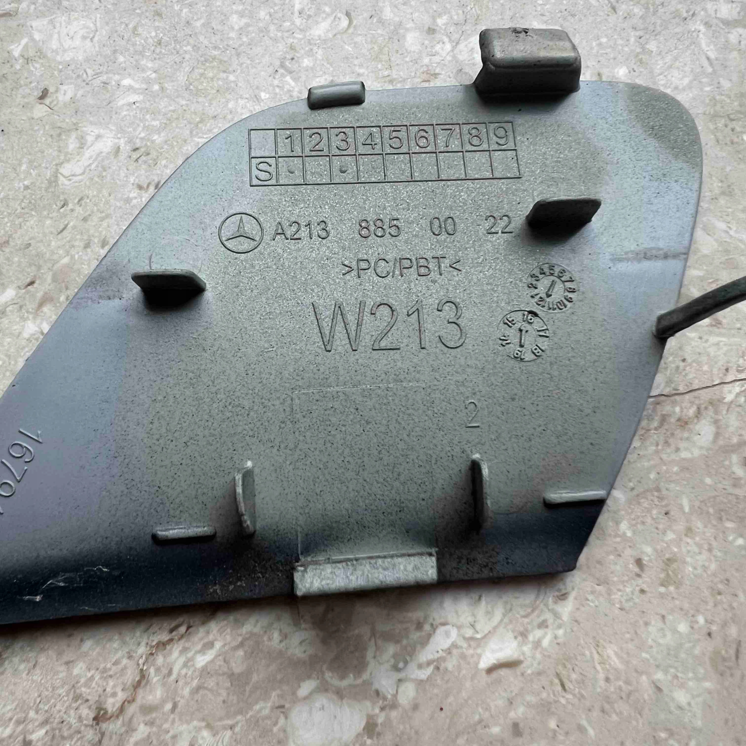 MERCEDES E-CLASS W213 2016- Copri posteriore Paraurti A2138850022