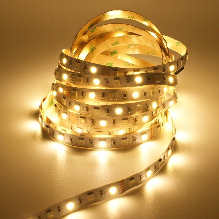 Taśma LED RGBW 5050 7.2W/1mb 12V RGB+ciepła 5mb Marka Led Studio