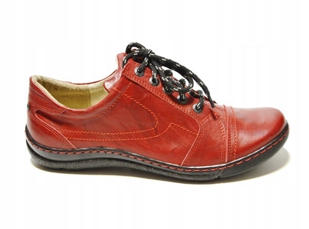 Piękne PÓŁBUTY BUTY Wiązane KLASYCZNE 501 NEW 35