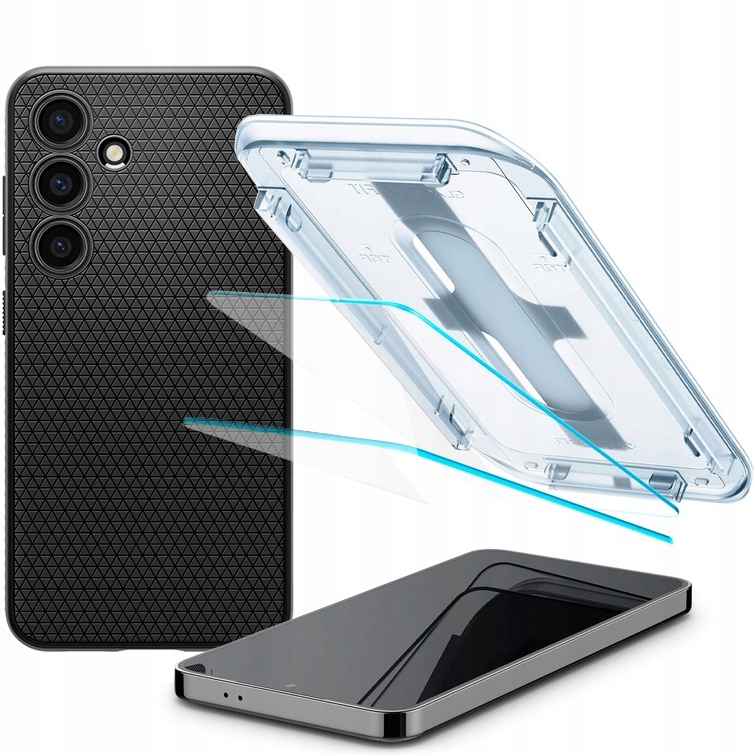 Pouzdro sklo Spigen pro Galaxy S24, pouzdro kryt obal zadní kryt