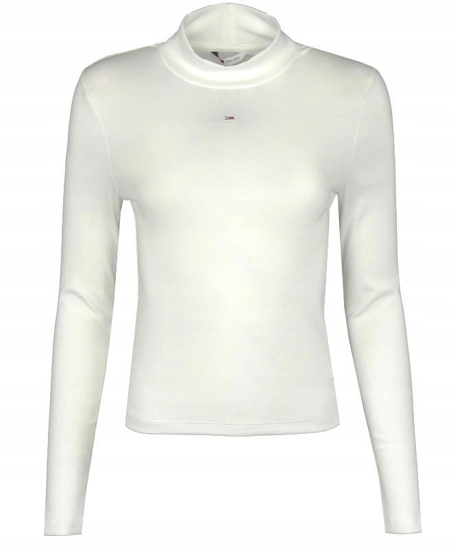 Tommy Jeans dámský pologolf, bílý, S