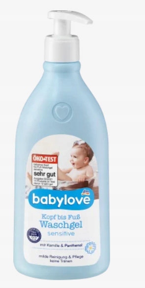 BABYLOVE Żel do mycia ciała Sensitive 500ml delika