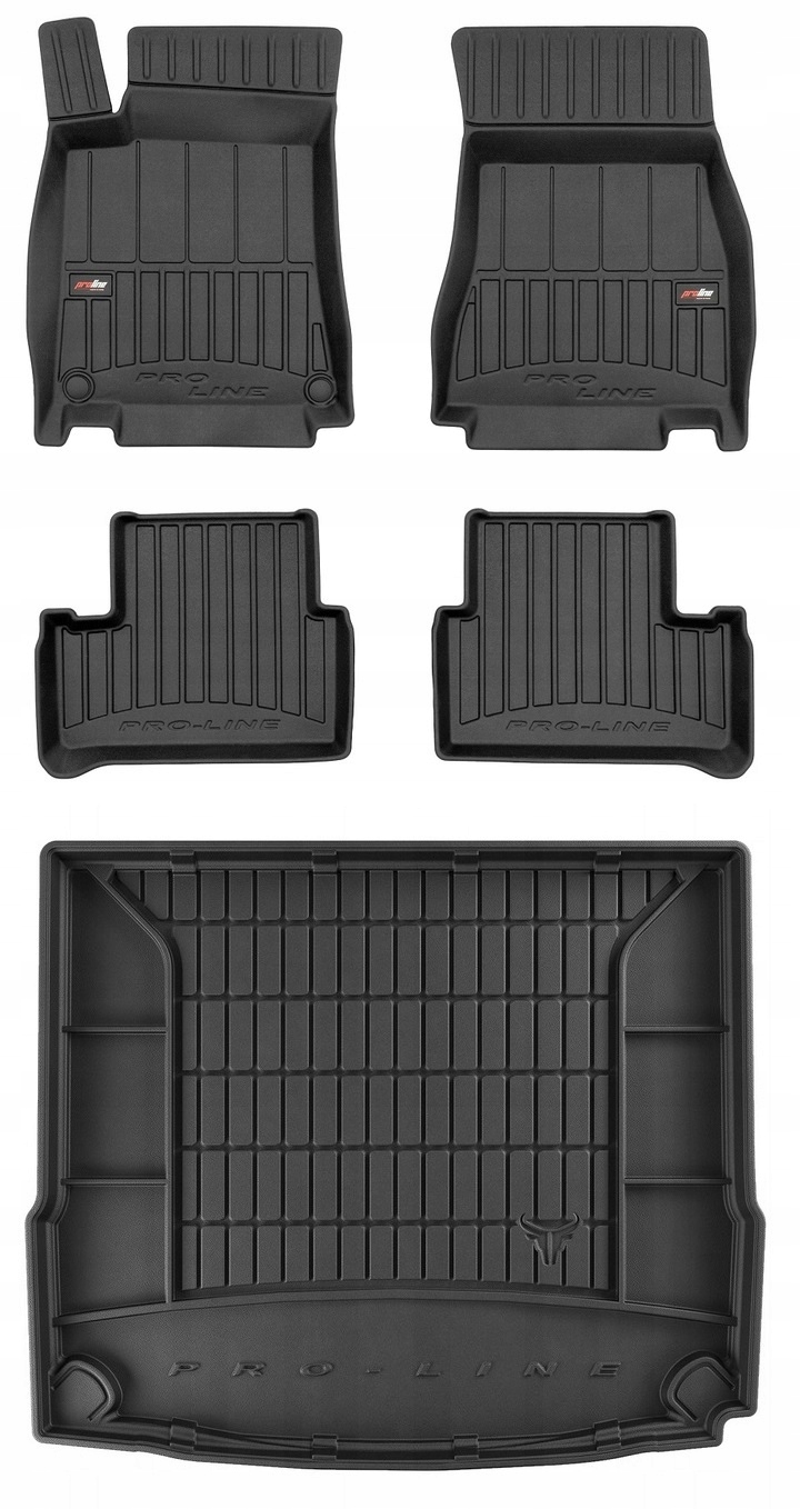 Set 3D gumové rohože Mercedes A W177 Sedan od roku 2018