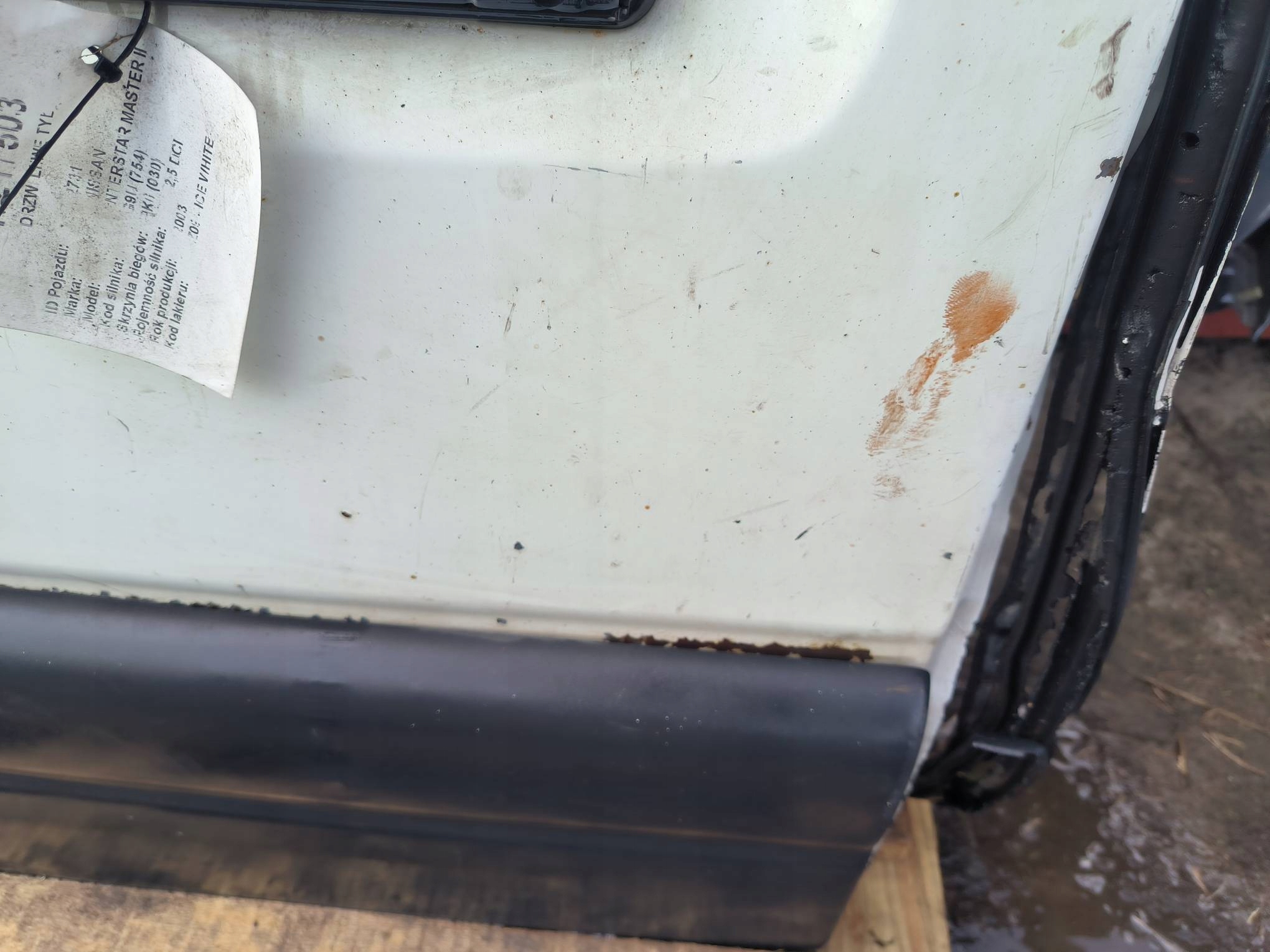 Tür links heck BIALE NISSAN INTERSTAR MASTER II