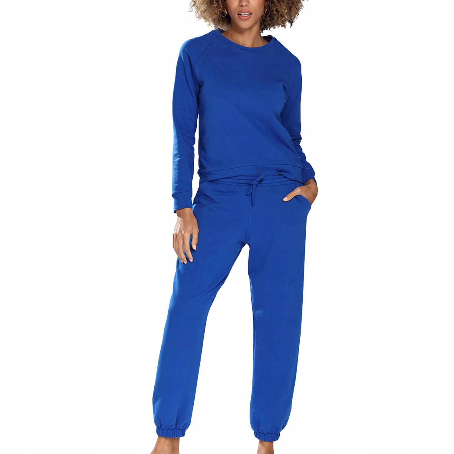 Dkaren Venezia modrý Teplákovka komplet bavlna 2XL